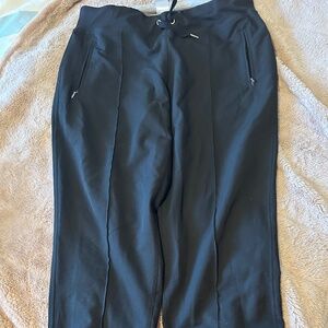 CALVIN KLEIN Women's "Performance" Stretch Black Pants XL
